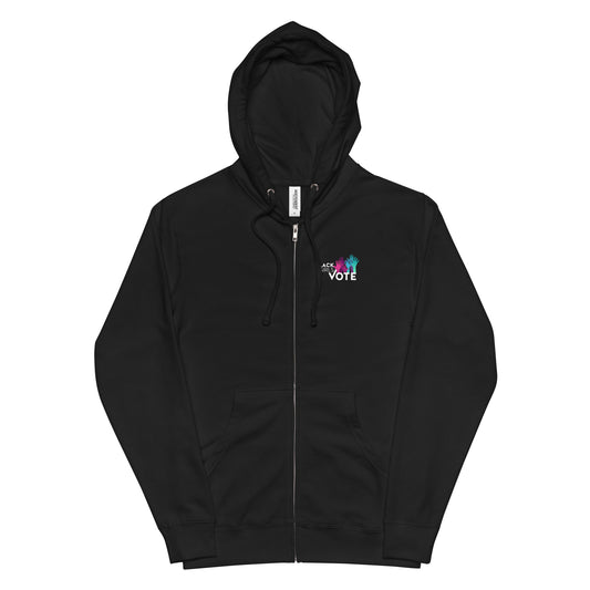 BGV-Unisex fleece zip up hoodie